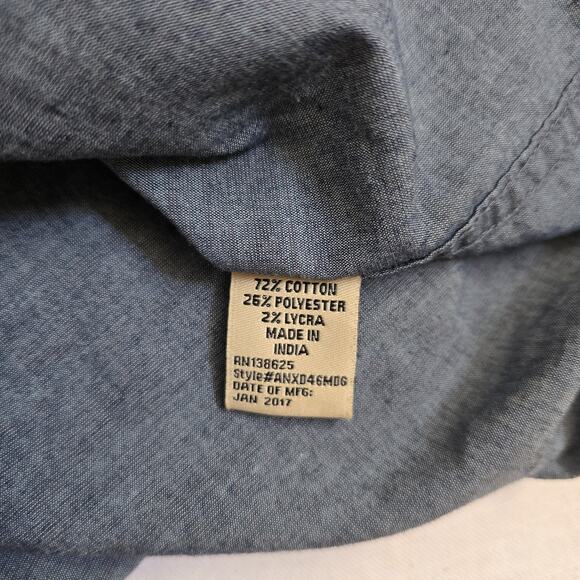 Lot of 3 Men Plus 4XL Cotton Shirts Button Up Short Sleeves Classic Comfy Casual - Picture 11 of 15